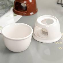 Ceramic Chocolate Fondue Set Ice Cream Cheese Pot Set Porcelain Melting Pot GXMA 2024 - buy cheap
