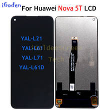 LCD Display for Huawei Nova 5T YAL-L21 L61A L61D L71A LCD Screen+Touch Display Digitizer Replacement for Huaawei Nova 5t Display 2024 - buy cheap