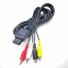 10 PCS  New 6FT/1.8M S-Video and AV Cable with 3 RCA Audio for Gamecube SNES N64 2024 - buy cheap