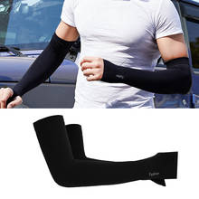 Summer Ice Silk Cycling Cooling Arm Sleeves Outdoor Jogging Running Sun Protection UV-protection Breathable Arm Cover Adults 2024 - buy cheap