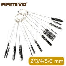 Нейлоновая Щетка Armiyo 2/3/4/5/6 мм, практичные многофункциональные инструменты, аэрографы-распылители, соломинки для напитков, пистолет-распылитель для краски, насадки для очистки 2024 - купить недорого