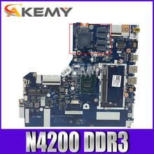 Для Lenovo 320-15IAP материнская плата ноутбука DG424 DG524 NM-B301 материнская плата CPU N4200 DDR3 100% тестовая работа Бесплатная доставка 2024 - купить недорого