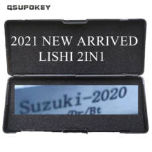 Qsupokey-ferramenta de reparo da lishi 2 em 1, ferramenta para serralheiro, lishi suzuki uki2020, mesma lâmina de ad hu87 com espaçamento diferente, novo, 2021 2024 - compre barato
