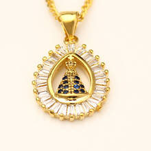 Newest Trendy Pendant Catholicism Praying Custom Jewelry gold color Jewelry Gifts For Women 2024 - buy cheap