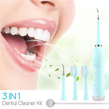 CkeyiN Portable Electric Ultrasonic Dental Scaler Tooth Calculus Tool Sonic Remover Stains Tartar Plaque Whitening Oral Cleaner 2024 - buy cheap