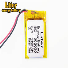 La mejor batería de la marca 10 Uds. Envío Gratis 3,7 V batería de litio 302030 032030 140mah MP3 MP4 GPS Bluetooth juguetes de batería 2024 - compra barato