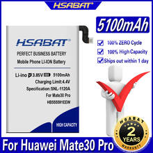 HSABAT HB555591EEW 5100mAh Mobile Phone Battery for Huawei Mate30 Pro 5G / Mate 30 pro 5G / Mate30Pro 5G Batteries 2024 - buy cheap