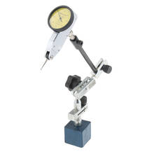 Indicador de mostrador e base magnética flexível, precisão 0.01mm, mostrador, suporte, faixa 0-0.8mm 2024 - compre barato