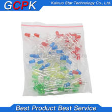 100pcs/lot 3mm 5mm LED Red Green Yellow Blue White F3 F5 LED kits 2024 - buy cheap