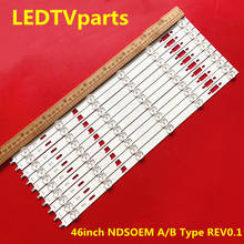 New Kit 10PCS(5*A,5*B) 6LEDs 448mm LED backlight bar for LG TV innotek 46inch NDSOEM A/B Type REV0.1 2024 - buy cheap