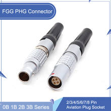 FGG PHG Connector 0B 1B 2B 3B 4B 2 3 4 5 6 7 8 9 10 12 14 16 18 Pin Male FGG Plug Female PHG Socket Metal Aviation Connectors 2024 - buy cheap