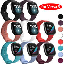 Band For Fitbit Versa 3/Sense Soft TPU Sport Strap Replacement Wristband Women Men Smart Watch Accessories For Fitbit Sense 2024 - buy cheap