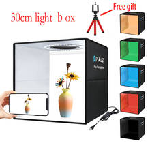 PULUZ-Mini caja de luz plegable para estudio fotográfico, kit de tienda de fotografía con 6 Fondos de colores, 30cm 2024 - compra barato