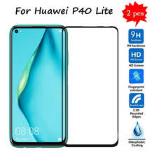 Protector de pantalla de vidrio templado para móvil, película de cobertura completa Original para Huawei P40 Lite, JNY L21 L22 L01A L02A, 2 uds. 2024 - compra barato