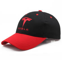Baseball Cap Tesla car logo Embroidery Casual Snapback Hat New Fashion High Quality Man Racing Motorcycle Sport hat 2024 - buy cheap
