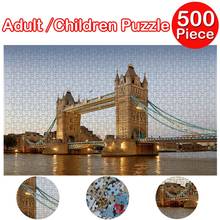 Adults Puzzles 500 Piece Large Puzzle Game Interesting Toys Personalized Gift Landscape Wooden Puzzle Adult Kids Holiday Gift 2024 - buy cheap