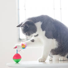 Забавная мышь игрушки неваляшки для мяч для котов интерактивные кошки котенок игрушки интерактивные игры Обучение кошек товары для питомцев 2024 - купить недорого
