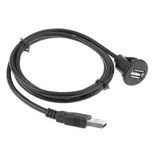 USB Удлинительный кабель, Супер Скоростной USB 2,0 кабель для мужчин и женщин, 1 м, кабель для синхронизации данных, USB 2,0 удлинитель, Удлинительный кабель 2024 - купить недорого