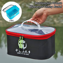 Multifunctional Outdoor Portable Waterproof Fishing Tackle Box EVA Zipper Bait Boxes Hook Luya Bait Accessory Bucket 2024 - buy cheap