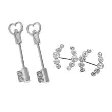 2 Pairs Nipple Ring Steel Captive Bar Ring Hoop Body Piercing Jewellery 2024 - buy cheap