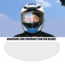 Motor Helmet Rainproof and Anti-fog Film for Motorcycle Helmet Universal Anti-rain Helmet Patch Film for Motorcycle AntiFog Len 2024 - buy cheap