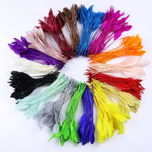 20 Pcs/lot Goose Feathers for Diy Crafts Wedding Party Decoration Plumes 4-6inch Dyed Goose Feather Accessory Plumas wholesale 2024 - buy cheap