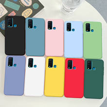 For Vivo y30 Case Soft TPU Silicone Case For Vivo y30 Macaron Colors Candy Black Simple Phone Back Cover 2024 - buy cheap