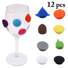 12pcs Wine Glass Charm Cute Athletic Sports Wine Glass Marker Drinking Buddy Cup Identification Cup Labels Tag Signs 2024 - buy cheap