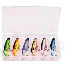 6Pcs with Box Whopper Plopper 100Mm 13G Floating Popper Fishing Lure Artificial Hard Bait Wobbler Rotating Tail Fishing Tackle 2024 - buy cheap