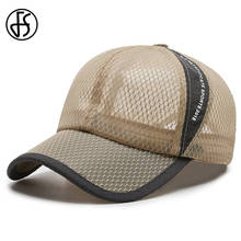 Gorra de béisbol con malla transpirable Para hombre y Mujer, gorro de béisbol con malla transpirable, de algodón, color caqui y negro, Para exteriores 2024 - compra barato