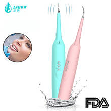 New Design Electric Sonic Dental Scaler Tooth Calculus Remover Tooth Stains Tartar Eraser Home Use Toothwash Tool With Backlight 2024 - buy cheap
