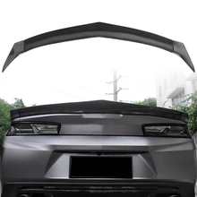 3d racing traseiro roof spoiler asa 3-seção de fibra de carbono seco apto para chevy camaro zl1 16-20 2024 - compre barato