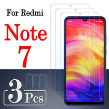 3pcs radmi not 7 protective glass case for xiaomi redmi note7 note not7 7note Cover Screen Protector armor Tempered Glas film 2024 - buy cheap
