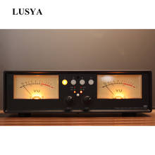 LUSYA-conmutador 4 en 1, indicador de nivel de sonido, micrófono VU2 + línea Dual VU Meter DB Panel Audio Splitter Box T0313 2024 - compra barato