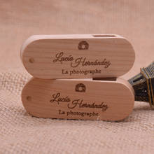 LOGO Customize Wooden Portable Maple Wood USB Flash Drive 2.0 Pen Drive 4GB 8G 16GB 32GB 64GB Memory Stick U Disk Wedding Gifts 2024 - buy cheap
