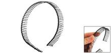 SODIAL(R) Metal Teeth Comb Hairband Hair Hoop Headband Black For Woman 2024 - buy cheap