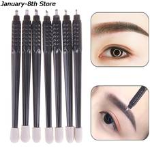 Disposable Tattoo Pen With Needles Eyebrow Tattoo Permanent Makeup F9 F12 F14 U12 U14 U18 Pins Needles Embroidery Blades 2024 - buy cheap