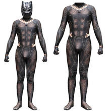 Disfraz de Pantera Negra Ainiel para adultos y niños, mono dorado de LICRA y licra, monos Zentai, disfraces de Halloween 2024 - compra barato