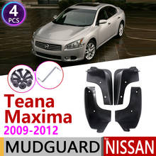 for Nissan Maxima Teana 2009~2012 J32 Car Mudflaps Fender Mud Flap Guard Splash Flaps Mudguards Accessories 2010 2011 2nd 2 Gen 2024 - buy cheap
