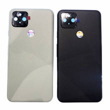 Cubierta trasera de aluminio para Google Pixel 5 Pixel5 GD1YQ GTT9Q, cubierta de batería con lente, 100% Original, 6,0" 2024 - compra barato