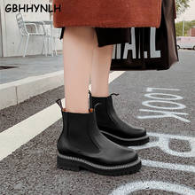 GBHHYNLH-Botas de nieve para mujer, botines Punk y góticos, informales, para otoño e invierno, LJA904 2024 - compra barato