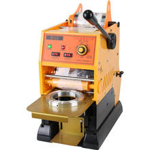 Commercial beverage cup sealing machine milk tea equipment Household semiautomatic plastic paper cup sealing machine 2024 - buy cheap