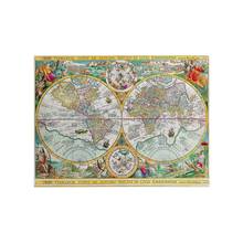 Orbis Terrarvm Typvs De Integro Multis In Locis Emendatus 1594 Latin Vintage World Map 150x100cm Non-woven Collapsible 2024 - buy cheap