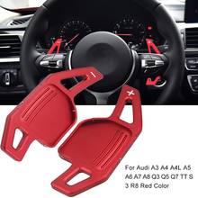 Car Steering Wheel Shift Paddle Shifter Fit For Audi A3 A4 A4L A5 A6 A7 A8 Q3 Q5 Q7 TT S3 R8 Red Color 2024 - buy cheap