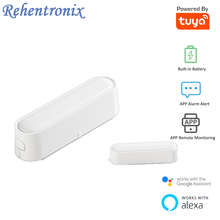 Cr123a bateria inteligente sem fio embutida, wi-fi, alexa, google assistant, sensor de janela da porta, operação tuya, smart life app, controle remoto 2024 - compre barato