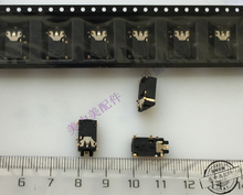 Cabeça de conector fêmea para novo original 3.5mm fone de ouvido de áudio socketpin jack 6p banhado a ouro chanfrado 2024 - compre barato