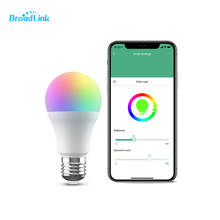 New BroadLink LB27R1/LB26R1 220V Wi-Fi Smart RGB LED Bulb works with Alexa and Google Home 2024 - buy cheap