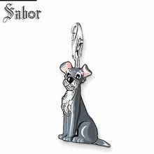 thomas Tramp Dog Charm,2020 Cartoon Gift Silver color plated Fit Bracelet, gifts Jewelry For Women & Girls, U11A charms 2024 - buy cheap