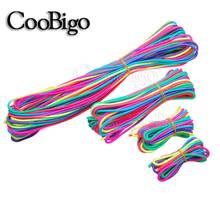 3mm Rainbow Rope Twine Cord Twisted String for Paracord Bracelet Handmade Gift Lanyard Clothesline DIY Craft Accessory 10-328ft 2024 - buy cheap