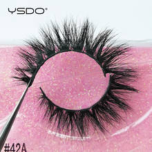 YSDO mink eyelashes dramatic thick real 3d mink lashes natural false eyelashes extension makeup fluffy volume lashes faux cils 2024 - buy cheap
